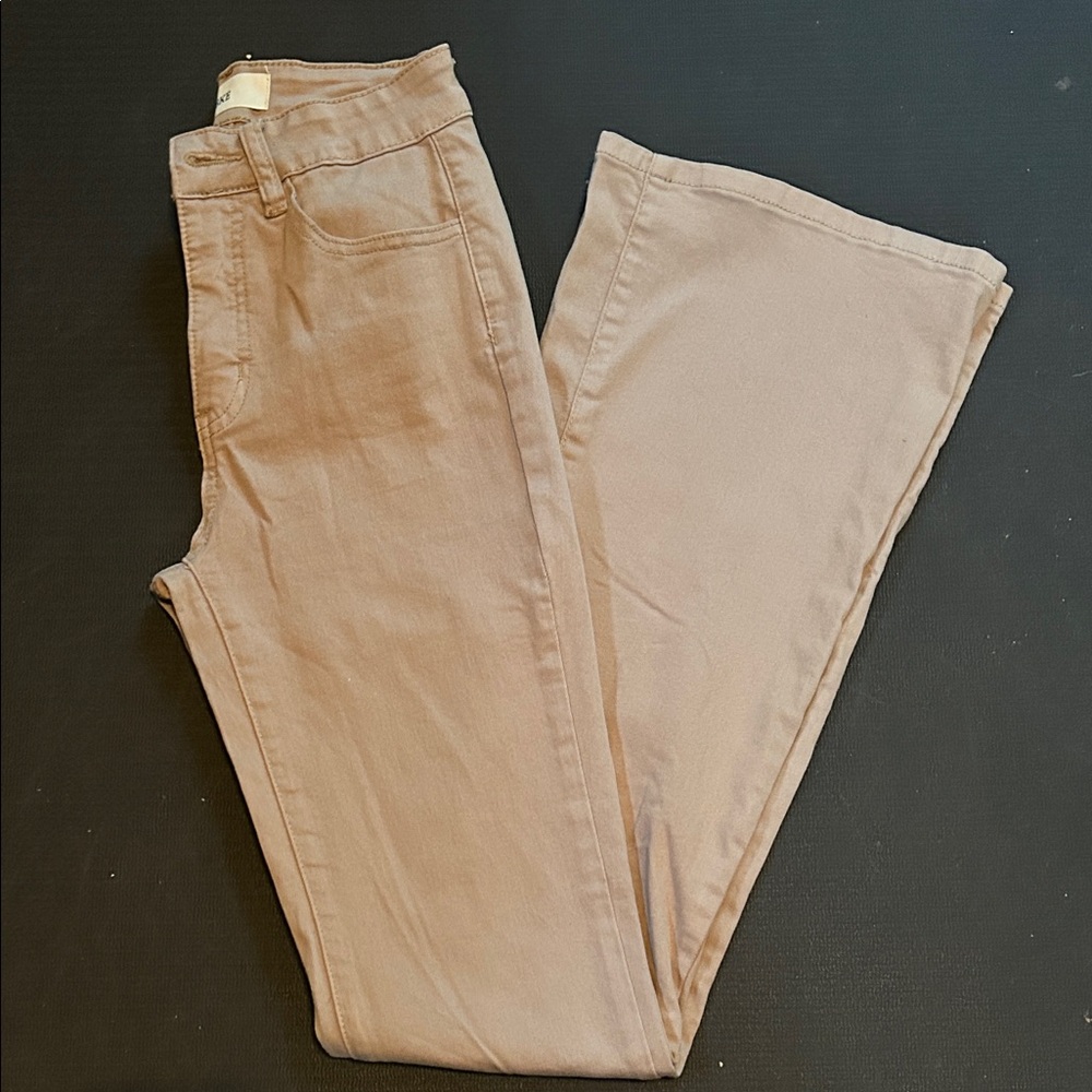 Buckle Women's Flare khaki pants size 24x33.